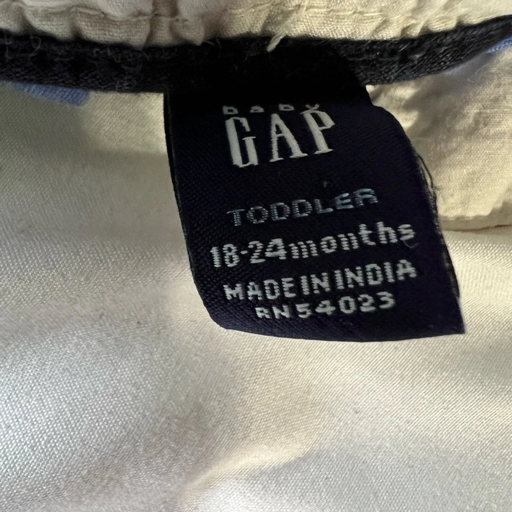 Gap Plaid Cotton Shorts Cargo Style Baby Boy